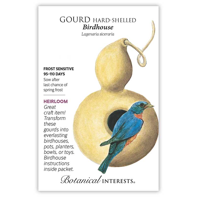 Birdhouse Hard-Shelled Gourd Seeds - Image 3